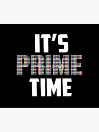 It's Prime Time" Greeting Card for Sale by T-shirt-Designs | Redbubble