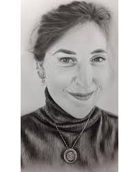 I cannot believe this beautiful hand drawn portrait by one of our MBB  International Day of Friendship contest winners!! And she even captured the  beautiful necklace made by my friend Rebecca Fox