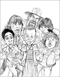 Monday Madness Stranger Things Cover Story Sailor Moon Coloring Pages Avengers Drawings Superhero Coloring Pages