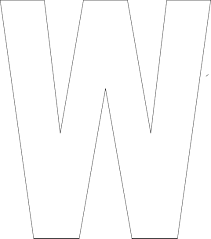 free printable alphabet template upper case