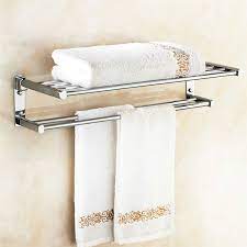 The traditional decorative design of this piece offers attractive, hotel style storage in smaller spaces. Copper Towel Rack For Bathroom Chrome Plating Craft European Style Bathroom Towel Bar European Style Bathroom Towel Rack Bathroom Chrome Bathroom