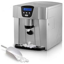 That means the machine makes and stores the ice itself. Nutrichef Picem75 6 Home Office 2 In 1 Countertop Compact Portable Electric Ice Cube Maker And Water Dispenser Machine With Scoop Target