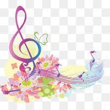 Music Clipart Flowers Note Music Musical Note Sound Waves Creative Note Musical Sound Waves Creative Flowers Cl Music Wall Art Music Symbols Music Illustration