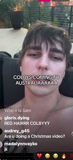 HES LITERALLY LIVE RIGHT NOW AND JUST SAID THIS YAYAYAYAYAYA!! #snc_cc  #samandcolby #colbybrock #samandcolby #australia #colby #colbybrockedit  #sncedits