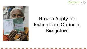 How To Apply For Ration Card Online In Bangalore - Ration Info
