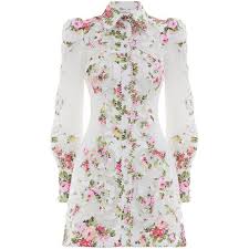 Zimmermann Radiate Applique Shirt Dress 1 735 Liked On Polyvore Featuring Dresses Cocktail Dresses Flora Dengan Gambar Gaya Model Pakaian Pakaian Wanita Model Pakaian