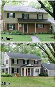 Updating A Traditional Two Story House In Delaware Hooked On Houses Colonial House Exteriors Colonial Exterior Exterior House Colors