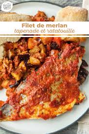 Filet De Merlan Tapenade De Tomate Ratatouille