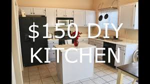 How to paint a faux concrete wall finish. Diy Faux Granite Countertops And Painted Cabinets 150 Total Youtube