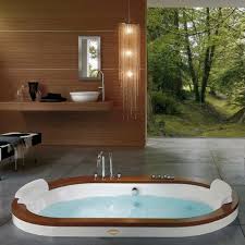 Jacuzzi Opalia Wood And Stone Whirlpool Bath Tattahome