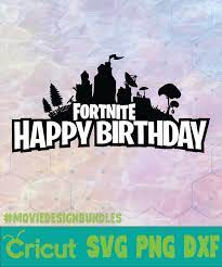 Download Fornite Birthday Logo Svg Png Dxf Movie Design Bundles