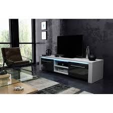 Gris & blanc hauteur : Meubles Et Decorations Meuble Tv Design Manhattan Xl 160 Cm A 2
