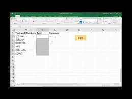67 Split Text And Numbers Into Separate Columns Excel Vba Youtube Excel Pivot Table Youtube