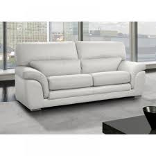 Cadre en bois + rembourrage en tissu ●dimensions totales : Canape Fixe Confortable Design Au Meilleur Prix Cloe Canape 3 Places Cuir Vachette Blanc Casse Inside75