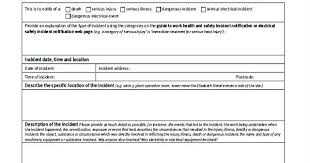 Health And Safety Incident Report Form Template 3 Professional Templates Di 2020