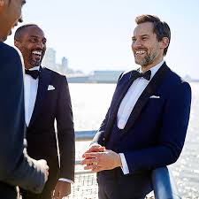 The first thing that pops into any woman's head when she receives an invite with a black tie dress code is 'what on earth and i going to wear?' but it simply means formal. What To Wear To A Black Tie Optional Wedding Black Lapel