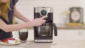 Black And Decker Thermal Coffee Maker Keeps Shutting Off Black Decker Select A Size Easy Dial Coffeemaker Youtube