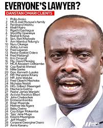 Danstan Omari has been the lawyer for most criminals in the country.