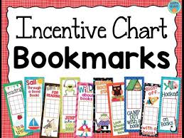 Reading Incentive Chart Bookmarks