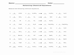 33 Balancing Equations Worksheet Answers Chemistry Worksheet Project List