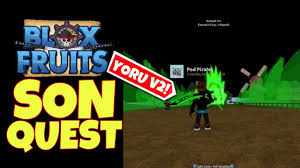 Maybe you would like to learn more about one of these? Blox Fruits Son Quest For Dark Blade Yoru V2 How Good Is This Swor In 2021 Dark Blade Roblox Blade