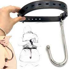Ball Anal Hook Butt Plug BDSM Adjustable Leather Waist Belt Restraint  Handcuff | eBay