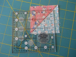 Having trouble lining up your quilt blocks? Squaring Up A Half Square Triangle Quilt Block Thriftyfun