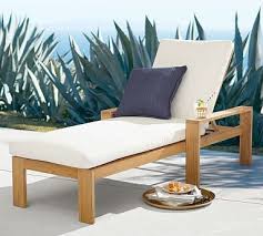 Malibu Teak Single Chaise Lounge Potterybarn In 2020 Outdoor Furniture Teak Lounge Chair Diy Outdoor Furniture