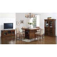 Normandy counter height island table. D1232 18t New Classic Furniture Normandy Island Counter Table
