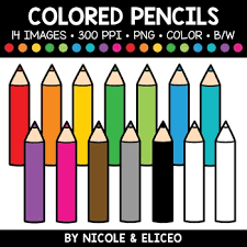 319,482 pencils clip art images on gograph. Colored Pencil Clipart By Nicole And Eliceo Teachers Pay Teachers