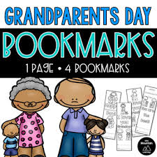Download Grandparents Day Bookmarks By Mini Mountain Learning Tpt
