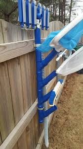 Pvc Diy Pool Tool Holder Diy Pool Pool Towel Holders Pool Towels