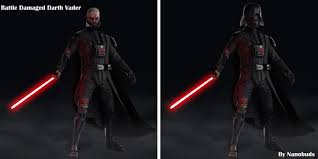 I updated this mod because not all like jedi in clone armors,so, i retrieved original jedi skins and. Battle Damaged Darth Vader At Star Wars Battlefront Ii 2017 Nexus Mods And Community