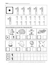 Zahlen zum ausdrucken, einzelne zahlen zum ausdrucken kostenlos. Mathe Klasse 1 Grundschulmaterial De