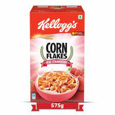 Kellogg's Cornflakes with Real Strawberry Puree, 575 g - free shipping  | eBay