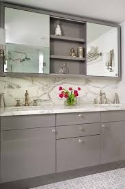 All of our vanity cabinets and countertops are made of high quality materials and quality control approved for canada. Modern Eclectic Modern Bathroom Toronto Jodie Rosen Design Contemporary Bathrooms Bathroom Mirror Cabinet Double Vanity Bathroom