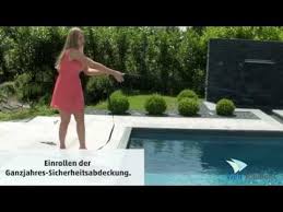 Schwimmbad Sicherheits Abdeckung Welasol Youtube Schwimmbader Poolabdeckung Pool Im Garten