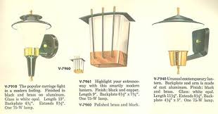 Browse unique outdoor wall lights for sale at destination lighting! Vintage Virden Lighting 52 Page Catalog From 1959 Retro Renovation
