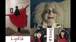 Just find yourself a beetlejuice costume and maybe even a barbara maitland costume and adam. Lydia Deetz Cartoon Make Up And Costume Tutorial Plus Beetlejuice Youtube