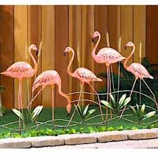 They're ideal for filling a bare spot in the garden, hiding an unattractive utility element or. 5 Metal Flamingo Sculpture Lawn Yard Stake Bird Garden Decor 28 5 Tall 849179035150 Ebay