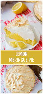 Delicious Lemon Cream Pie Recipe Life Made Simple Recipe Meringue Pie Lemon Meringue Lemon Meringue Pie