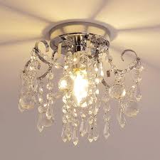 Amazon Com Q S Mini Crystal Chandelier Small Chandelier Ceiling Lights Modern Ch Entryway Light Fixtures Small Chandelier Bedroom Crystal Chandelier Bedroom