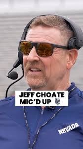 We had Nevada football head coach Jeff Choate mic'd up at the Wolf Pack's  Silver and Blue spring game. 🐺, #collegefootball #reno #nevada #fyp #cfb