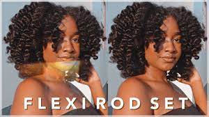 I did a flexi rod set on my type 4 natural hair confident it would be great, but then i made a crucial mistake. Flexi Rod Set On Stretched Natural Hair Fluffy Curls Knotsncurls Youtube