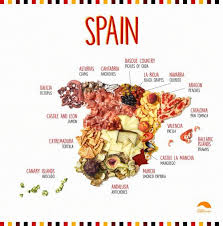 Your Guide To The Food Of Spain Infographic Spain Food Food Infographic Food Map