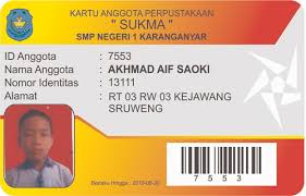 Sebelum anda mengunduh alangkah baiknya ketahui terlebih dahulu penjelasan berikut terutama bagi pustakawan sebagai tambahan wawasan. 87 Gambar Desain Kartu Anggota Perpustakaan Yang Bisa Anda Tiru