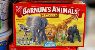 Animal Crackers Box Animals Freed In New Nabisco Barnum Animal Crackers Box Packaging Cbs News