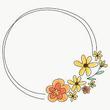 Cute Doodle Floral Wreath Transparent Png Free Image By Rawpixel Com Pimmy In 2020 Floral Wreaths Illustration Doodle Art Flowers Floral Doodle