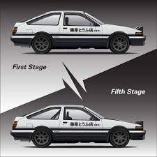 toyota trueno ae86 頭文字d ハチロク トレノ トヨタ