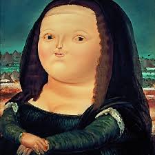 Fernando Botero Mona Lisa" Mounted Print for Sale by nobadenergym